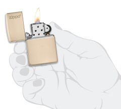 Zippo Flat Sand Zippo Logo Dizayn Çakmak