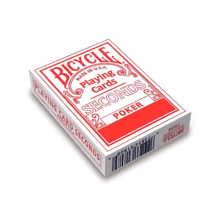 Bicycle Seconds İskambil Oyun Kart Destesi - Kırmızı
