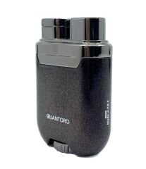 Quantoro Gece Parıltısı Pürmüz Alevli Çakmak - Siyah