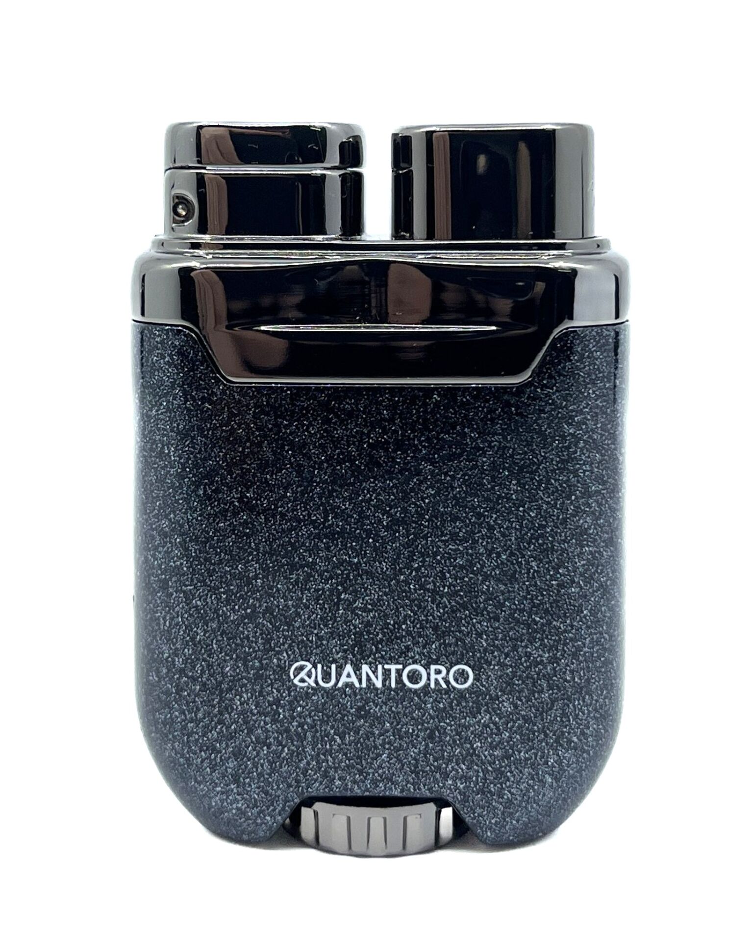 Quantoro Gümüş Parıltı Desen Pürmüz Alevli Çakmak - Antrasit