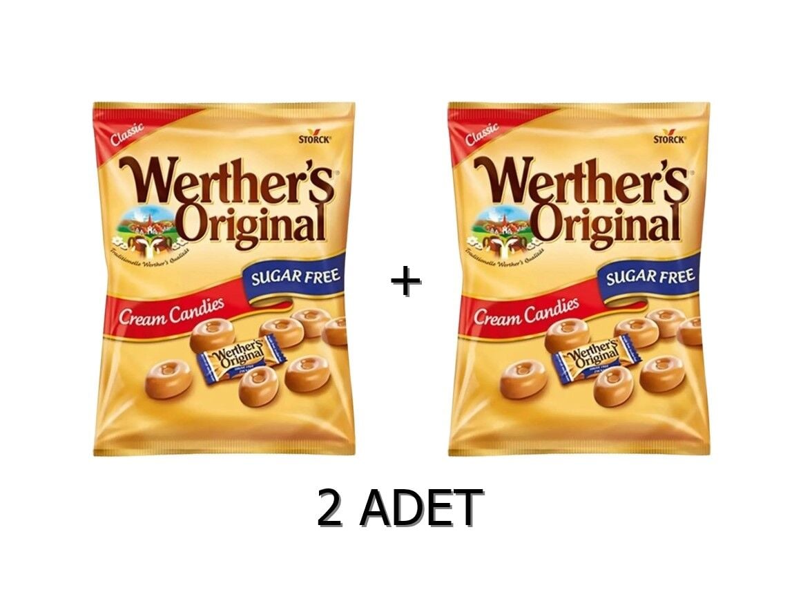 Werther's Original Sugar Free Şekersiz 70 g (2 ADET)