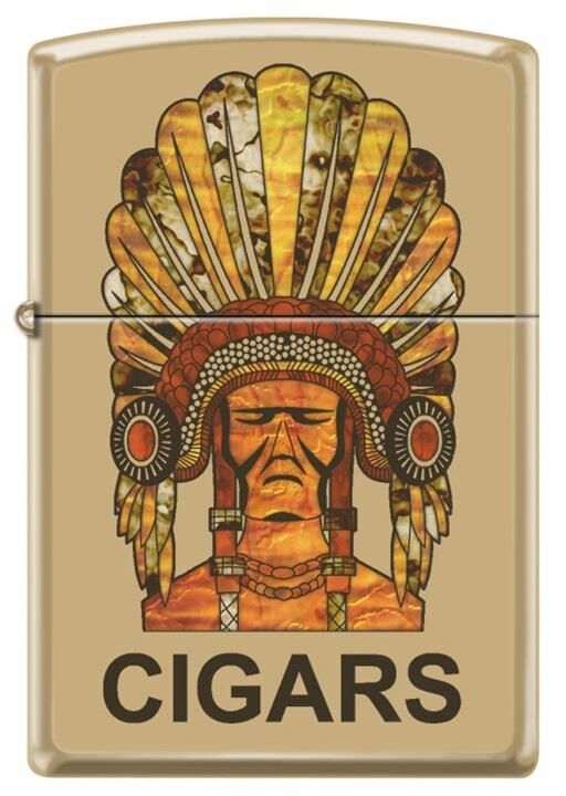 Zippo Cigar İndian Design Çakmak