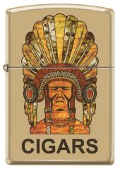 Zippo Cigar İndian Design Çakmak
