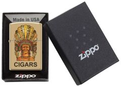 Zippo Cigar İndian Design Çakmak