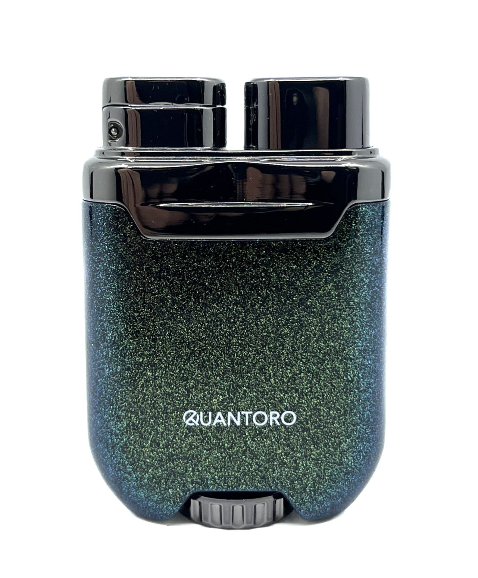 Quantoro Yeşil - Mavi Parıltılı Pürmüz Alevli Çakmak - Füme