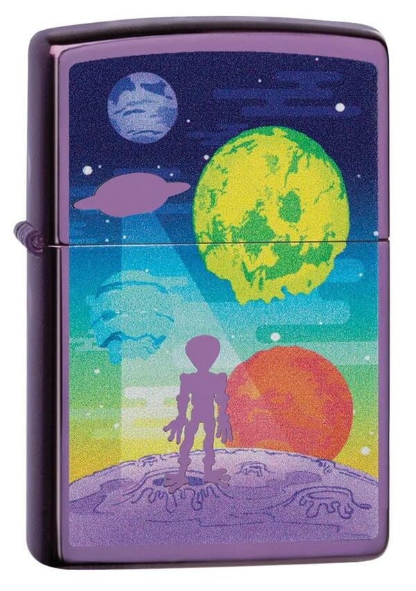 Zippo Alien Worlds Dizayn Çakmak
