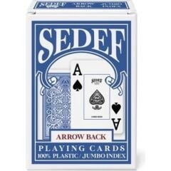 Sedef Jumbo Index İskambil Oyun Kart Destesi - Mavi