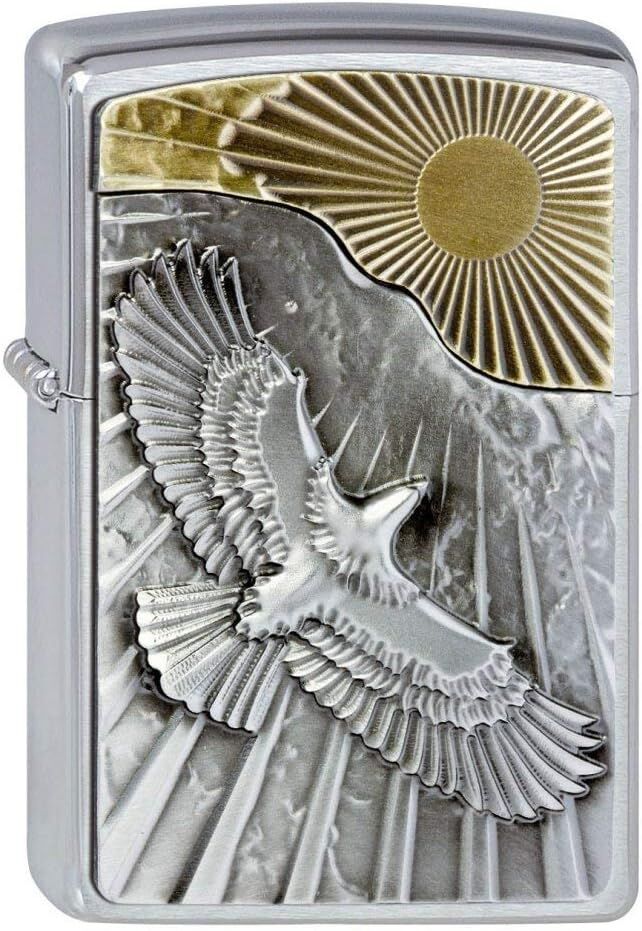 Zippo Eagle Sun-Fly Amblem Dizayn Çakmak