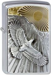 Zippo Eagle Sun-Fly Amblem Dizayn Çakmak