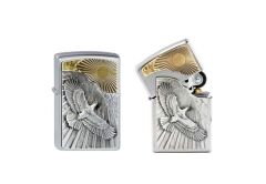 Zippo Eagle Sun-Fly Amblem Dizayn Çakmak