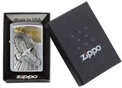 Zippo Eagle Sun-Fly Amblem Dizayn Çakmak