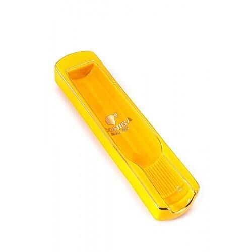 Cohiba Porselen Puro Tekli Sarı Küllük