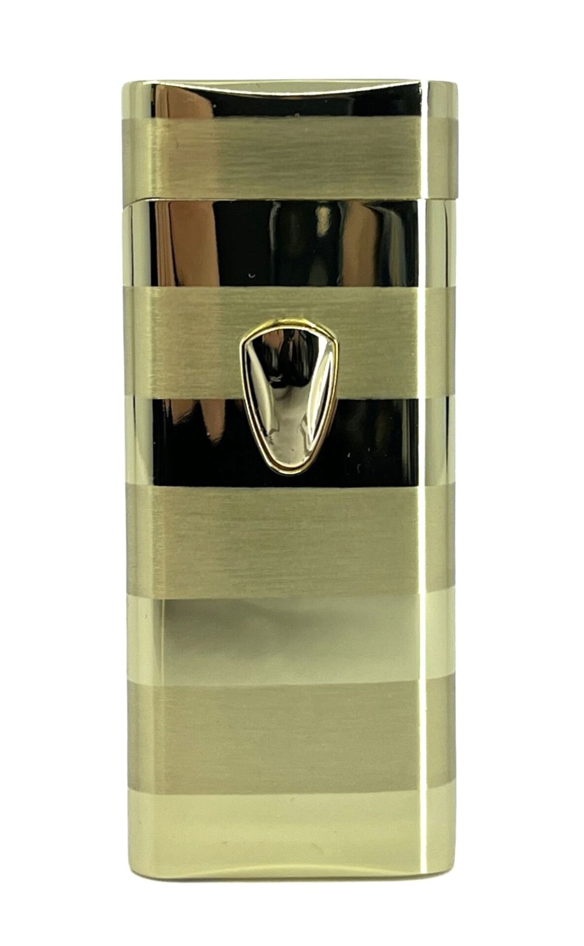 Zenit Luxury Series Çizgili Satine Gümüş Renk - Elektronik Ateşlemeli Çakmak