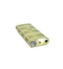 Zenit Luxury Series Çizgili Satine Gümüş Renk - Elektronik Ateşlemeli Çakmak