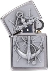 Zippo Nautical Amblem Dizayn Çakmak