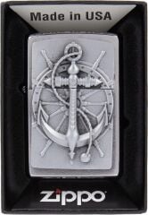 Zippo Nautical Amblem Dizayn Çakmak