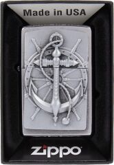 Zippo Nautical Amblem Dizayn Çakmak