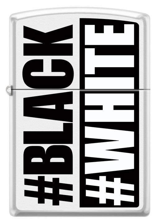 Zippo # Black White Çakmak