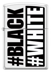 Zippo # Black White Çakmak