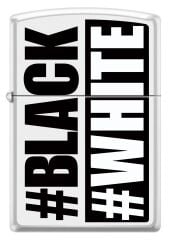 Zippo # Black White Çakmak