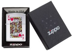 Zippo King Of Hearts - Kupa Kralı Dizayn Çakmak