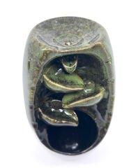 Geri Akışlı Buhurdanlık ve Tütsülük Seramik - Yeşil