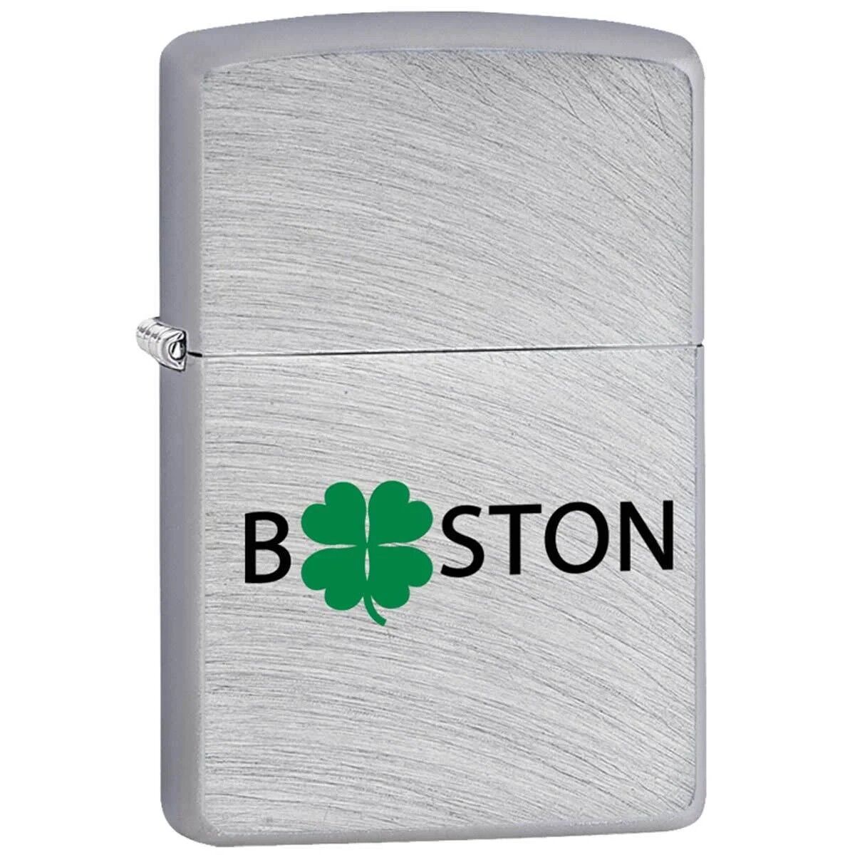 Zippo Boston Clover - Boston Yonca Dizayn Çakmak