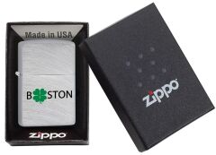 Zippo Boston Clover - Boston Yonca Dizayn Çakmak