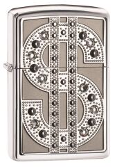 Zippo Dolar Swarovski Dizayn Çakmak