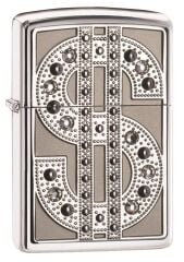 Zippo Dolar Swarovski Dizayn Çakmak