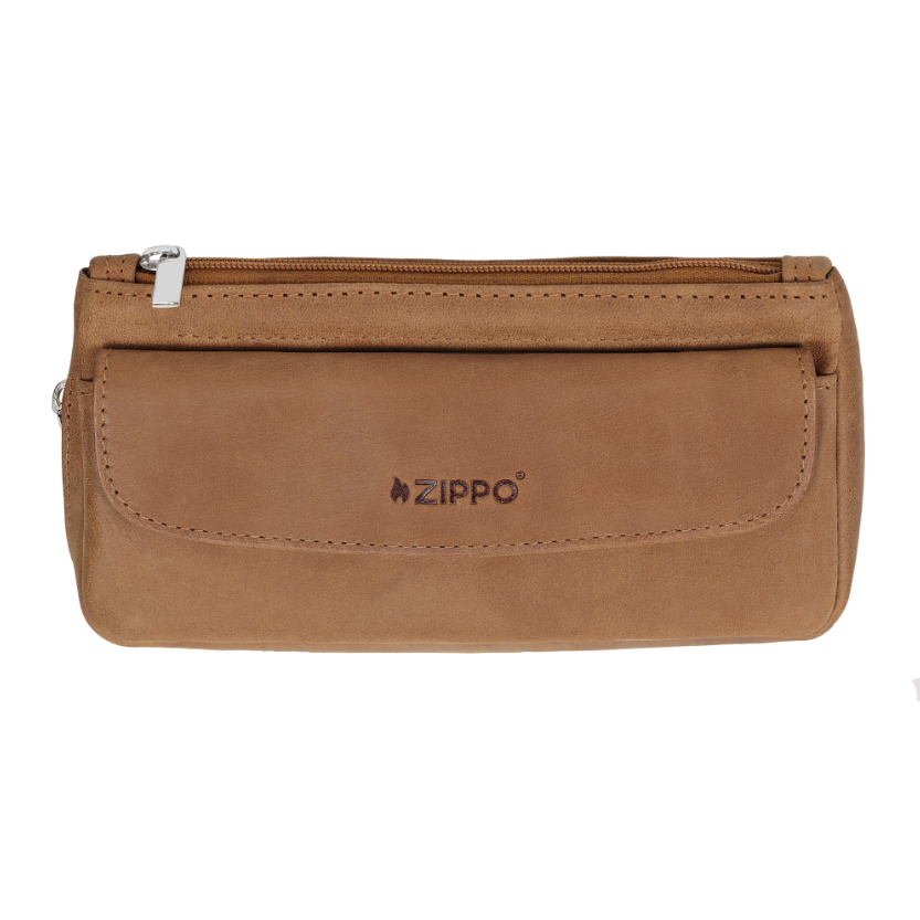 Zippo Deri Pipo Çantası - Açık Kahverengi 2008010