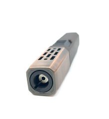 Parmida Masa Tipi Tek Torch Puro Çakmağı - Kahverengi