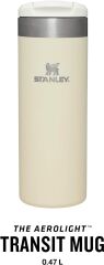 Stanley The AeroLight Transit Termos Bardak 0.47 Lt - (16 OZ) Cream Metallic
