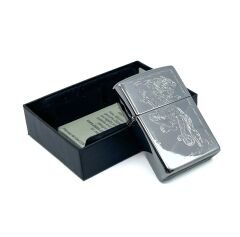 Zippo Tiger With Barbed Wire - Kaplan Dikenli Tel Dizayn Çakmak