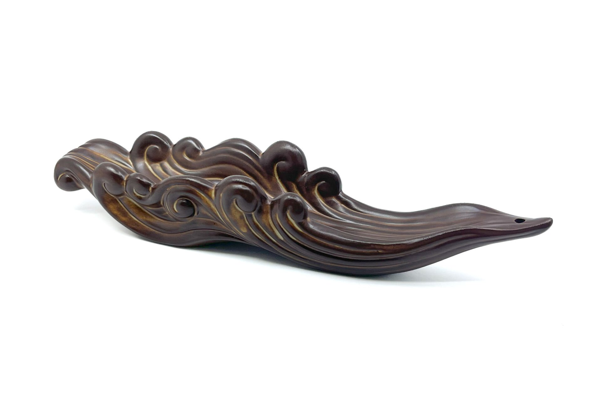 Seramik Bulut Çubuk Tütsülük - Kahverengi