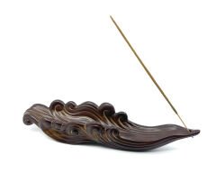 Seramik Bulut Çubuk Tütsülük - Kahverengi