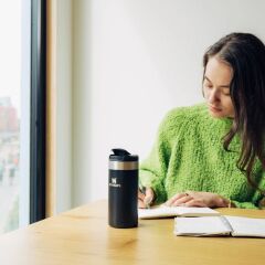 Stanley The AeroLight Transit Termos Bardak 0.35 Lt - (12 OZ) Black Metallic