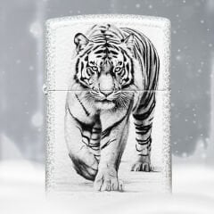 Zippo White Tiger - Beyaz Kaplan Dizayn Çakmak