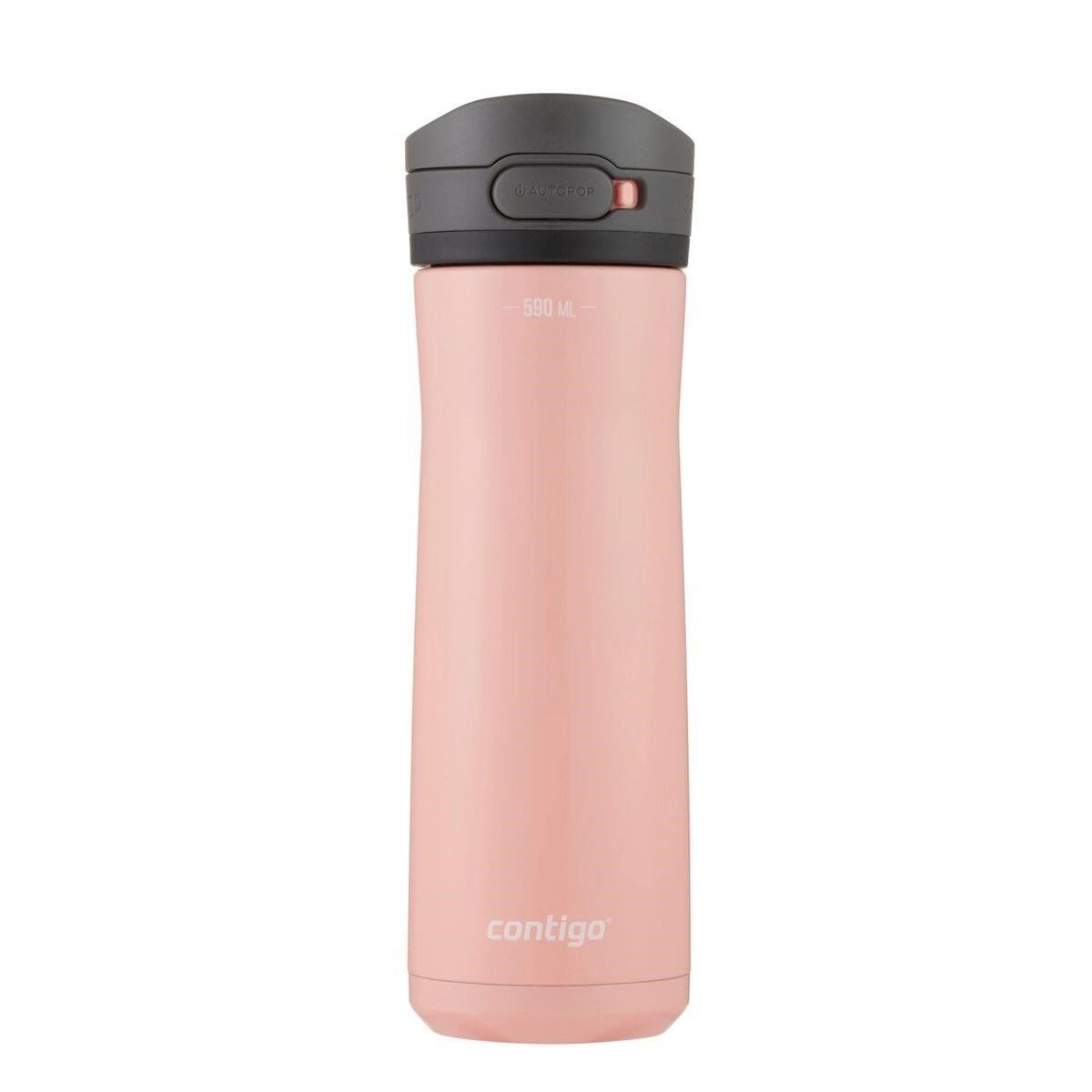 Contigo Jackson Chill 2.0 Çelik Tek El Bas İç Kilitli Su Matarası 590ml - Pembe