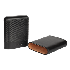 Zippo Carbon Range Deri Puro Kılıfı Seyahat Tipi - Siyah
