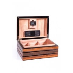 Parmida Humidor  Puro Saklama Kutusu - Siyah/Kahverengi 0165