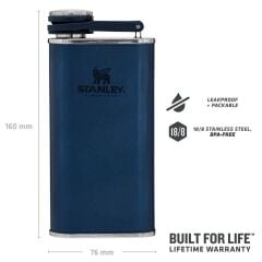 Stanley Klasik Paslanmaz Çelik Cep Matarası 0,23 Lt - Nightfall