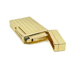 Metal Mum Alev Deluxe Çakmak - Altın Rengi