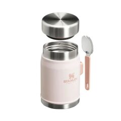 Stanley Klasik Paslanmaz Çelik Yemek Termosu Kaşıklı 0,40 LT - Rose Quartz