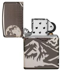 Zippo Mountain Design Armor Case Çakmak