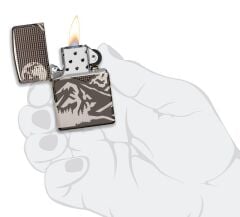 Zippo Mountain Design Armor Case Çakmak