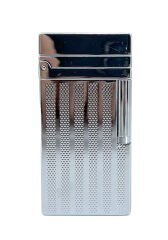 Metal Mum Alev Deluxe Çakmak - Parlak Gümüş Renk