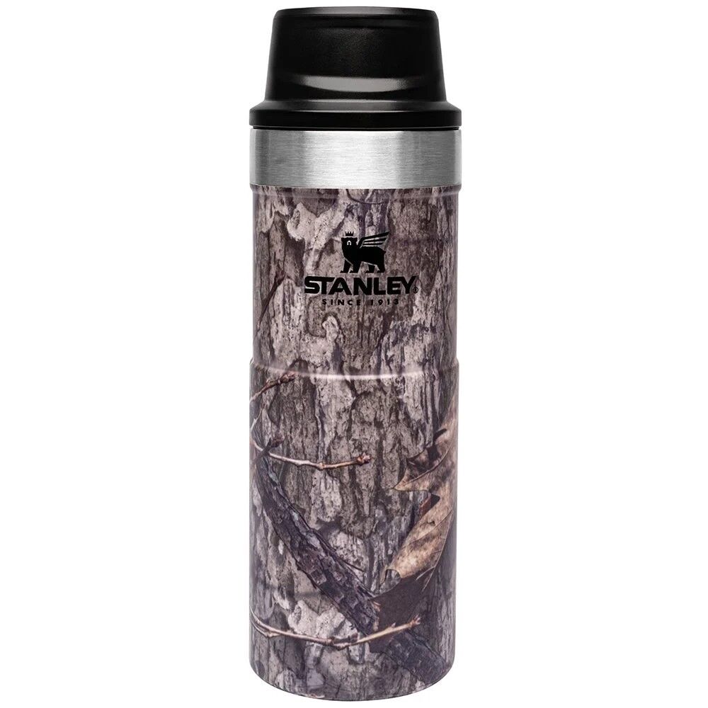 Stanley 0.47L Classic Trigger-Action Travel Termos Bardak - Country DNA Mossy Oak