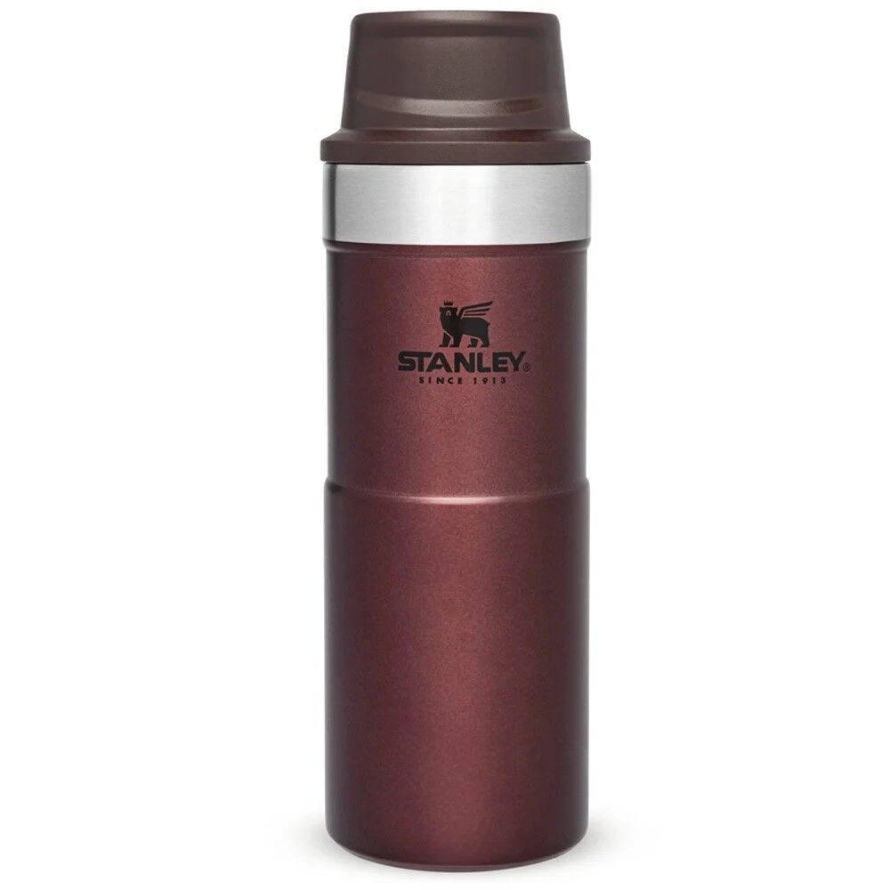 İnce Gövde Classic Trigger-Action Travel Mug 0,35 Litre(12 Oz) - Stanley Klasik Tek El Termos Bardak - Wine