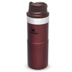 İnce Gövde Classic Trigger-Action Travel Mug 0,35 Litre(12 Oz) - Stanley Klasik Tek El Termos Bardak - Wine